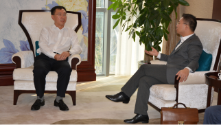 不朽情缘官网入口投资集团董事长肖厚忠在京接见宏大建设集团领导一行